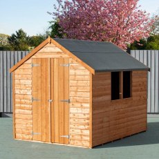 8 x 6 (2.40m x 1.83m) Shire Value Overlap Shed - Double Doors