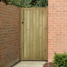 6ft High (1830mm) Forest Vertical Tongue and Groove Gate - Pressure Treated
