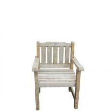 Forest Rosedene Chair - Pressure Treated - isolated view from front angle