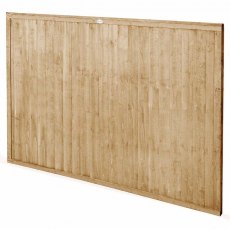 4ft High Forest Closeboard Fence Panel - Pressure Treated - Isolated angled view