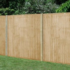 5ft High Forest Closeboard Fence Panel - Pressure Treated
