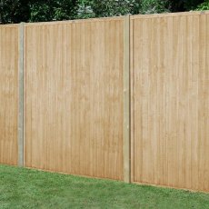 6ft High (1830mm) Forest Closeboard Fence Panel - Pressure Treated