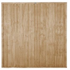 6ft High Forest Closeboard Fence Panel - Pressure Treated - Isolated view