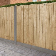 4ft High (1230mm) Forest Featheredge Fence Panel - Pressure Treated
