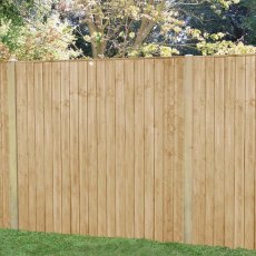 5ft High (1540mm) Forest Featheredge Fence Panel - Pressure Treated