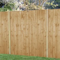 6ft High (1850mm) Forest Featheredge Fence Panel - Pressure Treated