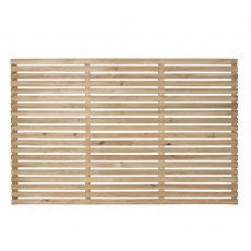 4ft High (1200mm) Forest Contemporary Slatted Fence Panel - Pressure Treated