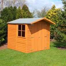 7 x 7 (2.36m x 2.12m) Shire Overlap Shed with Double Doors
