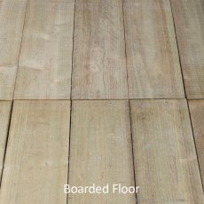 6x4 Forest Overlap Reverse Apex - Pressure Treated - boarded floor