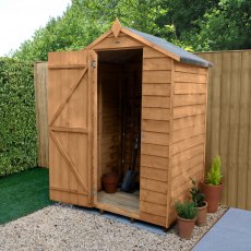 4x3 Forest Overlap Windowless Shed