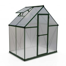 6 x 4 Palram Mythos Greenhouse in Green - isolated