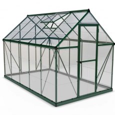 6 x 10 Palram Mythos Greenhouse in Green - isolated view