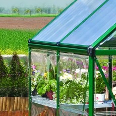 6 x 4 Palram Hybrid Greenhouse in Green