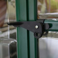 Palram Hybrid Greenhouse in Green - door handle can be locked with a padlock