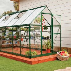 6 x 12 (1.85m x 3.65m) Palram - Canopia Hybrid Greenhouse - Green