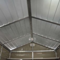 6x8 Palram Skylight Plastic Apex Shed - Tan - Skylight roof