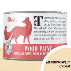 Thorndown Wood Paint 150ml - Meadowsweet Cream - Pot shot