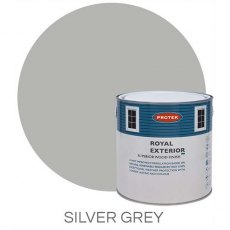 Protek Royal Exterior Paint 1 Litre - Silver Grey