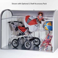 6 x 3 Biohort StoreMax 190 - Internals with pram and toys