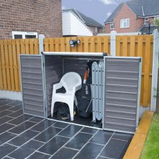 Palram Voyager Tool Store - Grey - storing garden chairs