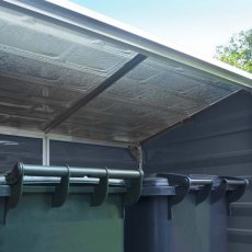 Palram Voyager Tool Store - Grey - skylight roof