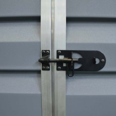 Palram Voyager Tool Store - Grey - hasp and staple for padlock (padlock not included)
