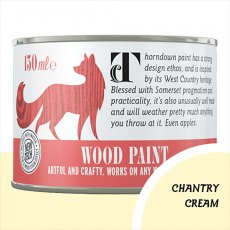 Thorndown Wood Paint 150ml - Chantry Cream - Pot shot