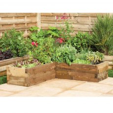 Forest Caledonian Corner Raised Bed