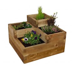 Forest Caledonian Tiered Raised Bed  - isolated