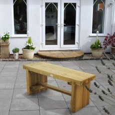 4ft (1.2m) Forest  Double Sleeper Bench - Pressure Treated