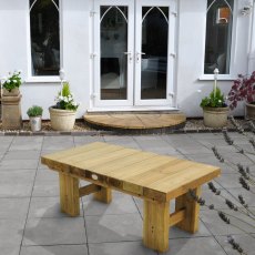 4ft (1.2m) Forest Low Level Sleeper Table - Pressure Treated