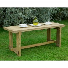 6ft (1.8m) Forest Refectory Table - Pressure Treated