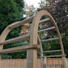 Mercia Pressure Treated Curved Arch - Detail photograph of arched top