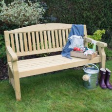 5ft (1.5m) Forest Harvington Bench - Pressure Treated