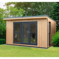 13 x 11 (4.05m x 3.42m) Forest Xtend 4.0+ Insulated Garden Office with Double Door