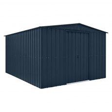 isolated image of the 10x12 Lotus Metal Shed in Anthracite Grey