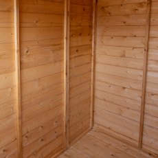 6x4 Mercia Shiplap Apex Windowless & Reverse Apex Shed Windowless- close up of robust framing