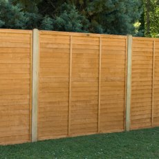 6ft High (1830mm) Forest Straight Edge Lap Fence Panels