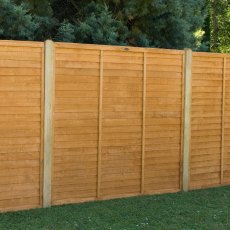 5ft High (1520mm) Forest Straight Edge Lap Fence Panels