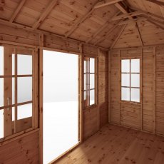 12 x 6 (3.69m x 1.87m) Mercia Clover Summerhouse - Internal Door View
