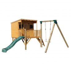 Mercia Pent Style Playhouse with Tower & Activity Set