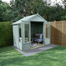 7 x 5 Forest Oakley Summerhouse - Pressure Treated - In Situ, Painted