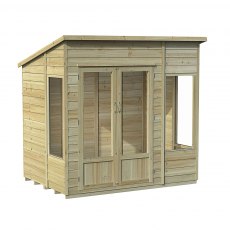 7 x 5 (2.25m x 1.67m) Forest Oakley Pent Summerhouse - Pressure Treated