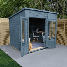 8 x 6 (2.51m x 2.03m) Forest Oakley Pent Summerhouse - Pressure Treated