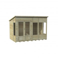 10 x 6 (3.10m x 2.03m) Forest Oakley Pent Summerhouse - Pressure Treated