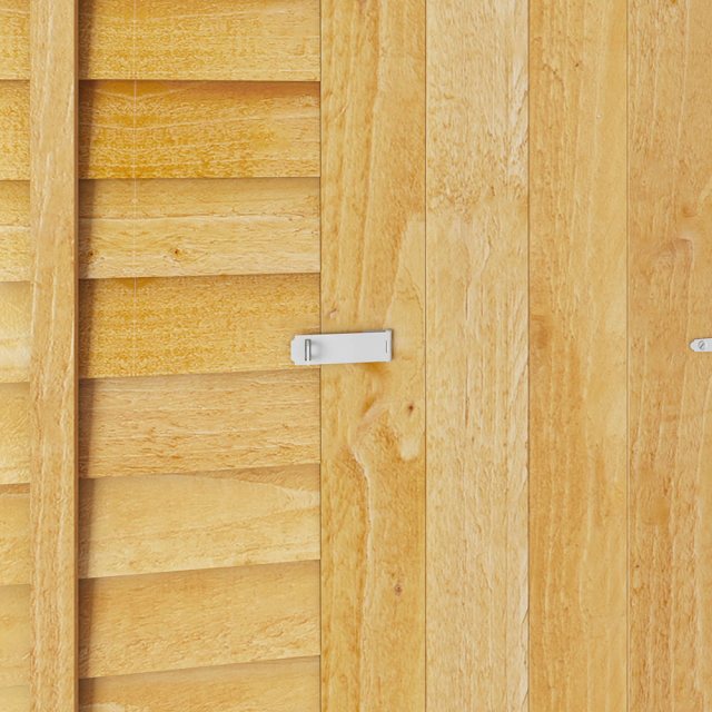 5 x 7 Mercia Overlap Pent Shed - Hasp and Staple