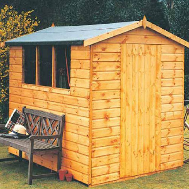 10x6 Shire Lewis Professional Shed - untreated