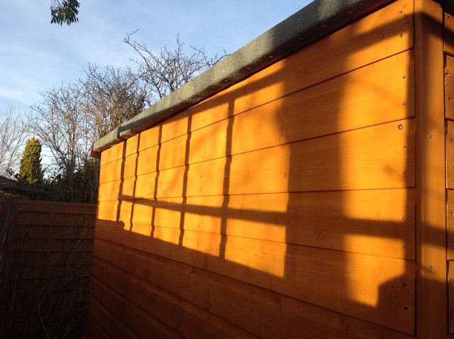 8x6 Shire Norfolk Professional Pent Shed - tongue and groove wall cladding