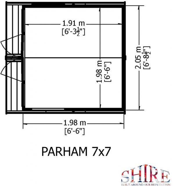 Shire Parham Summerhouse - Base plan