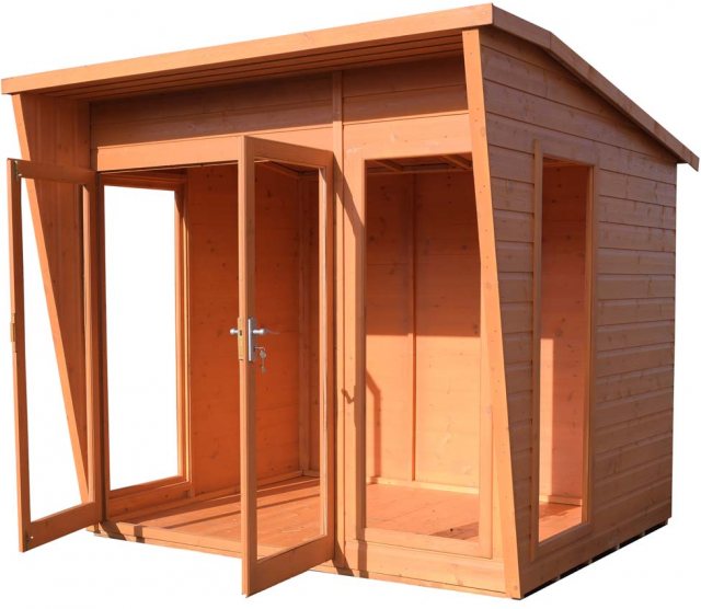 8 x 8 Shire Highclere Summerhouse - Side view